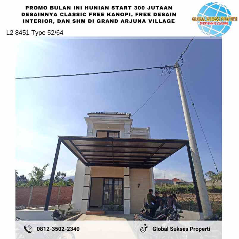 dijual rumah grand arjuna village