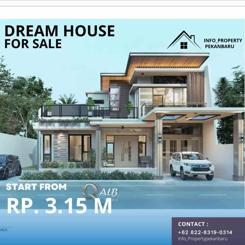 dijual rumah jalan cemara kipas komplek