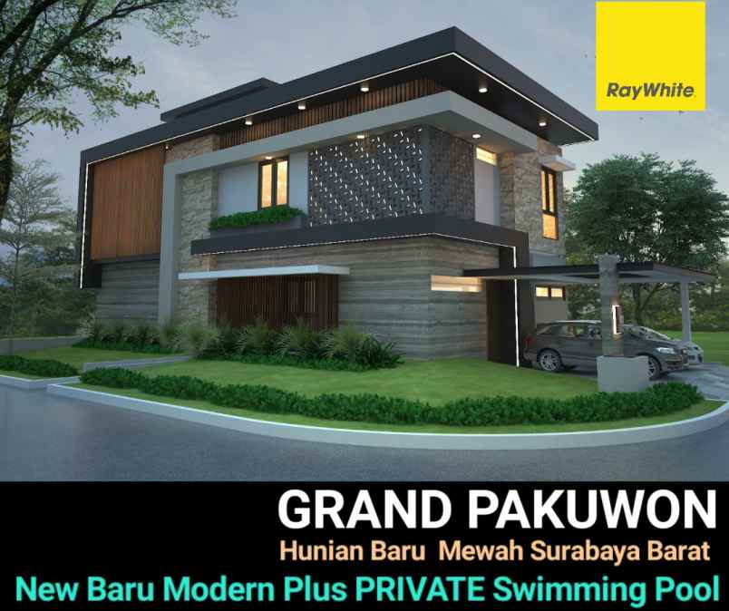 dijual rumah jalan grand pakuwon