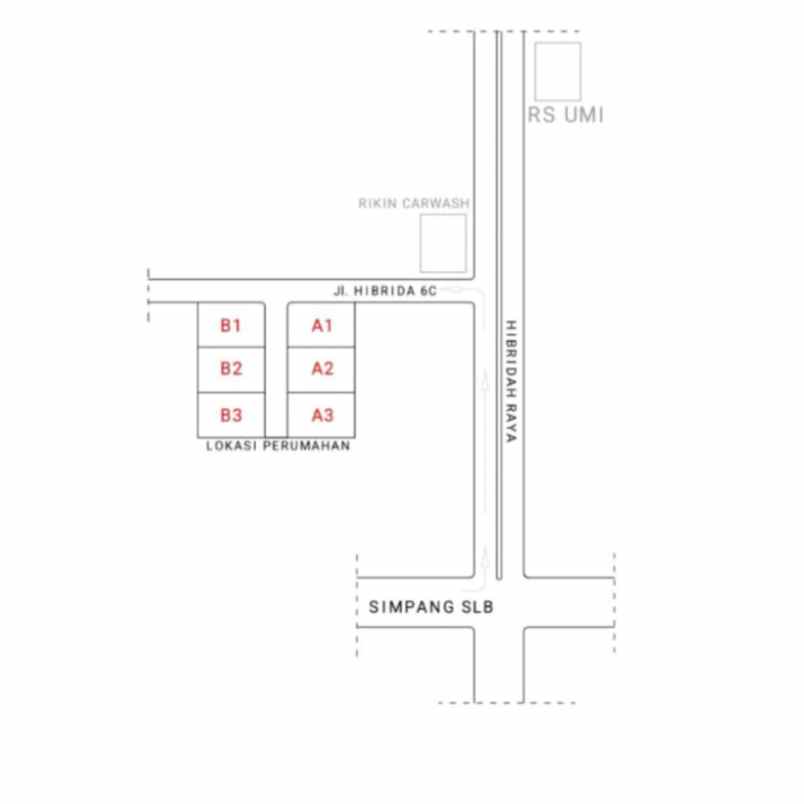 dijual rumah jalan hibrida 6 sidomulyo