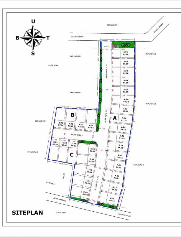 dijual rumah jalan ngarai pasir gunung