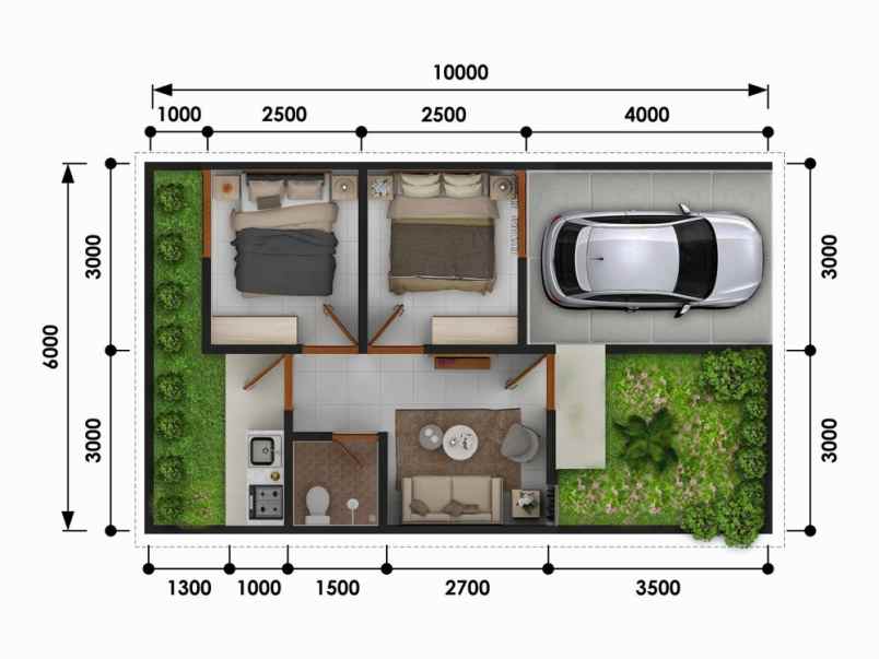 dijual rumah jl desa cinanjung