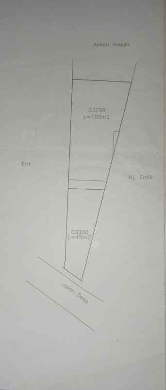 dijual rumah jl raya mandiri ciputat