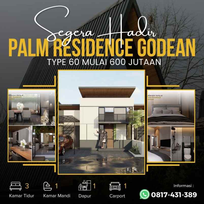 dijual rumah jl sidokarto godean jogja