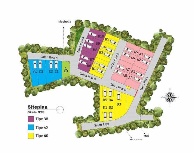 dijual rumah mandor samin