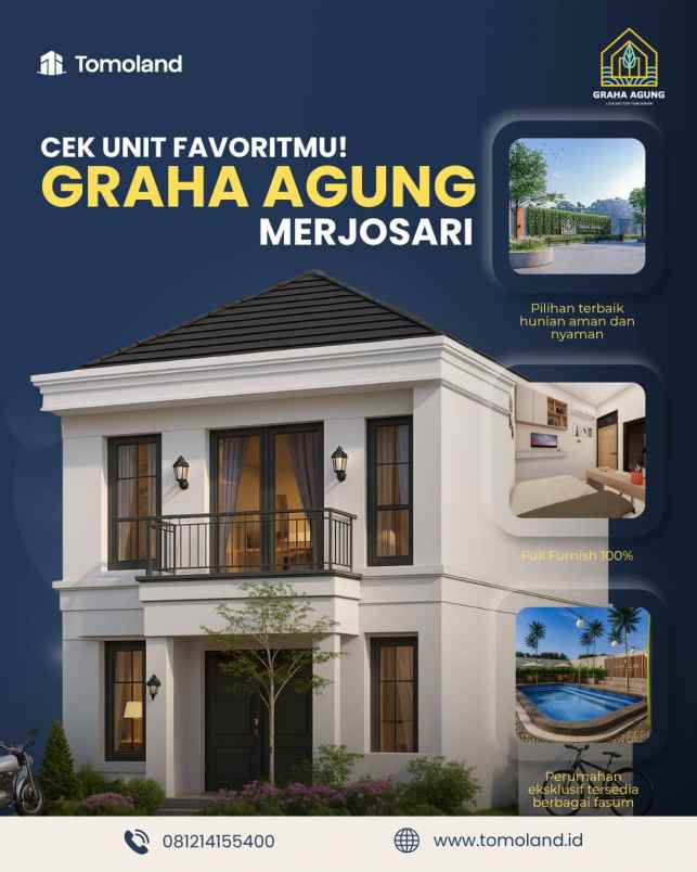 dijual rumah merjosari