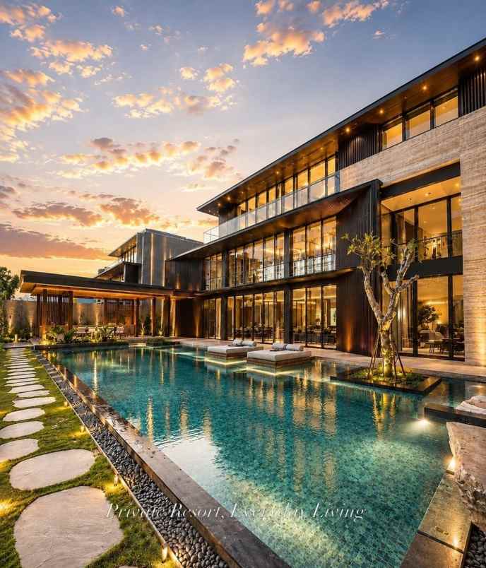 dijual rumah mewah island villa navapark bsd city