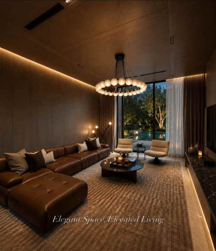 dijual rumah mewah island villa navapark bsd city