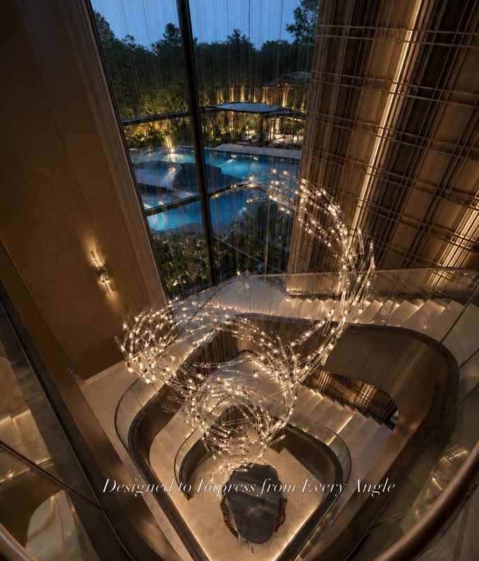 dijual rumah mewah island villa navapark bsd city