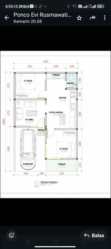 dijual rumah on progres jl klipang pgri semarang