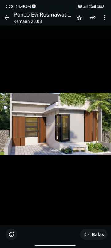dijual rumah on progres jl klipang pgri semarang