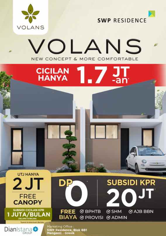 dijual rumah raya kepatihan