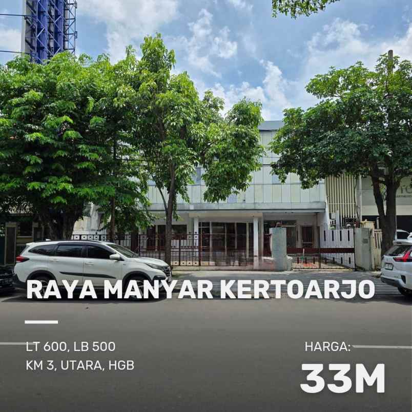 dijual rumah raya manyar