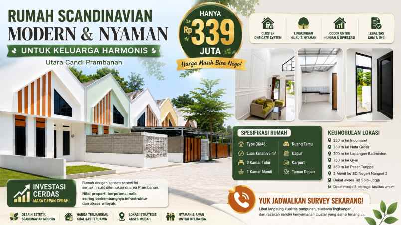 dijual rumah rumah kkr 1 prambanan