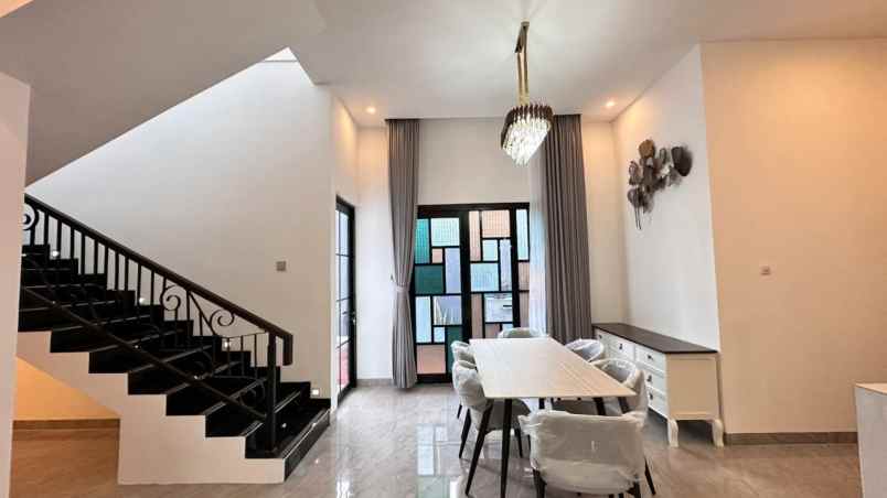 dijual rumah sentul city semi furnished