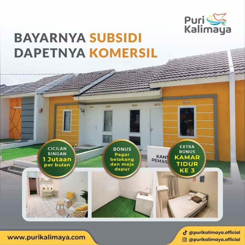 dijual rumah subsidi nyaman untuk keluarga