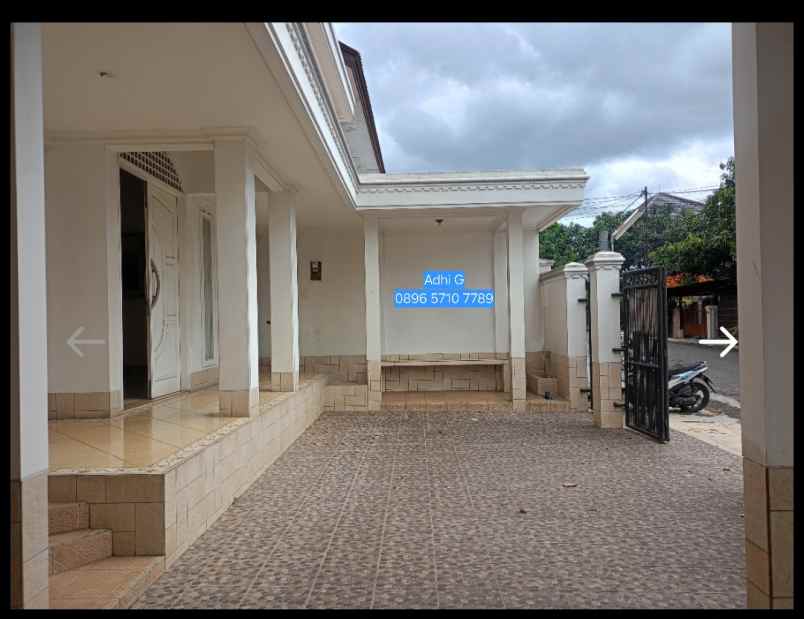 dijual rumah villa di ligar bandung dengan city view