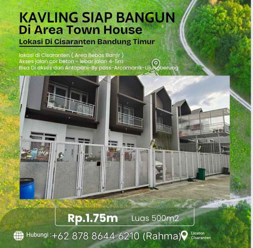 dijual tanah cisaranten