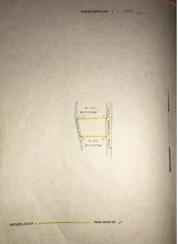 dijual tanah jalan sakti vi pertukangan