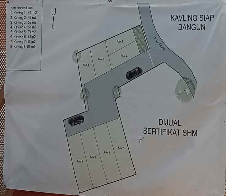 dijual tanah jalan samudera rangkapan