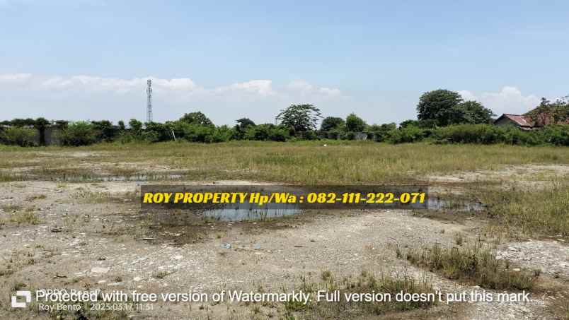 dijual tanah jl muara tawar tarumajaya