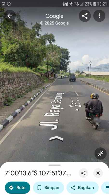 dijual tanah jln nasional iii bandung garut