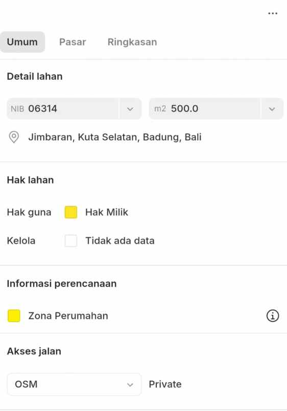 dijual tanah kampus unud