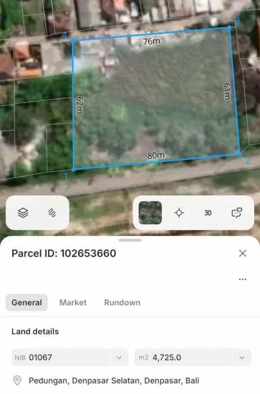 dijual tanah pedungan