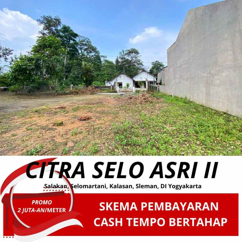 dijual tanah salakan selomartani