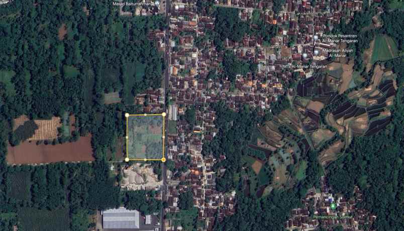 dijual tanah strategis area perindustrian