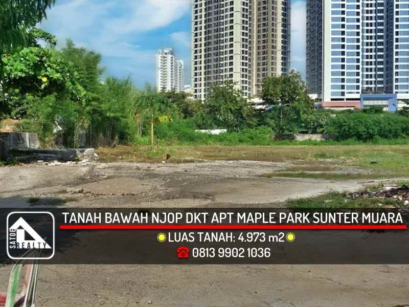 dijual tanah sunter muara sunter agung