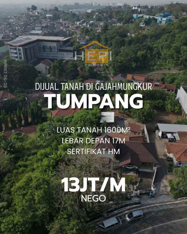 dijual tanah tumpang raya