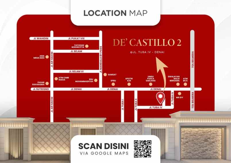 dijual villa de castillo residence 2
