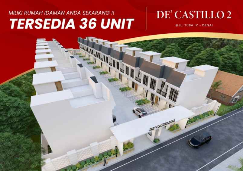 dijual villa de castillo residence 2