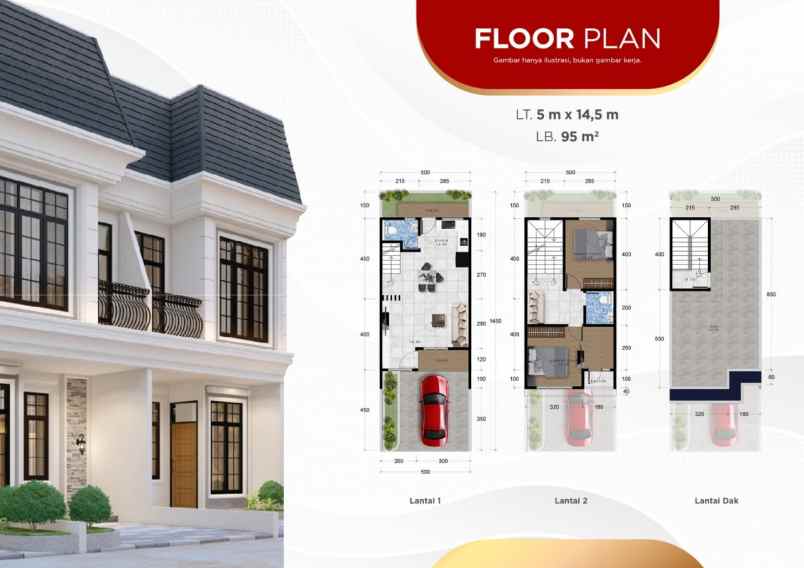 dijual villa de castillo residence 2