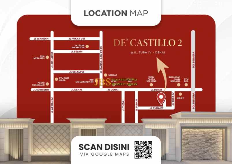 dijual villa de castillo residence