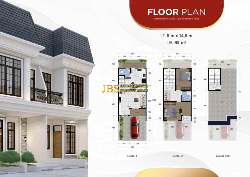 dijual villa de castillo residence
