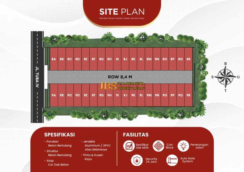 dijual villa de castillo residence