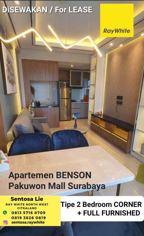 disewakan apartemen jalan pakuwon indah