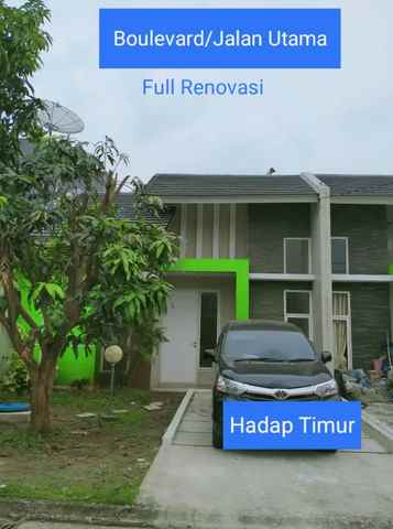 disewakan rumah jl serpong garden 2