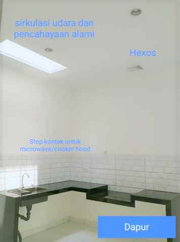 disewakan rumah jl serpong garden 2