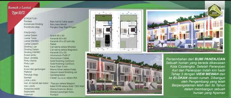 hunian lokasi strategis dp 1 juta all in