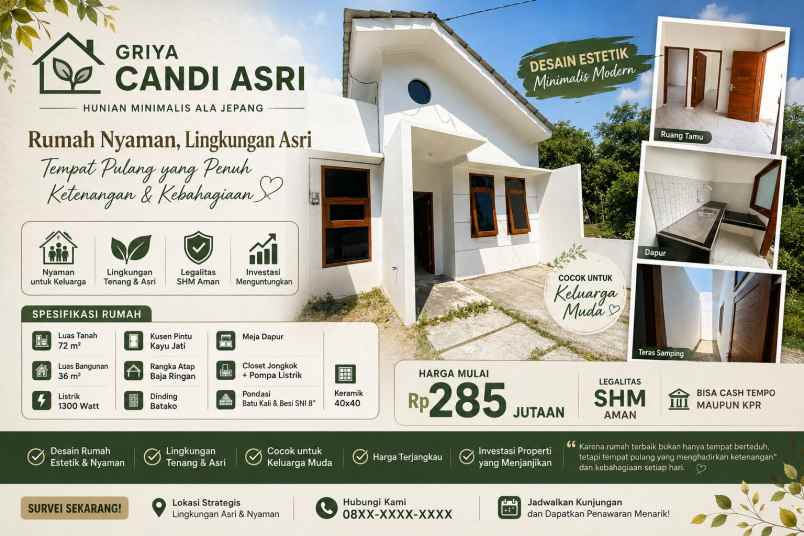 hunian nyaman untuk memulai cerita baru