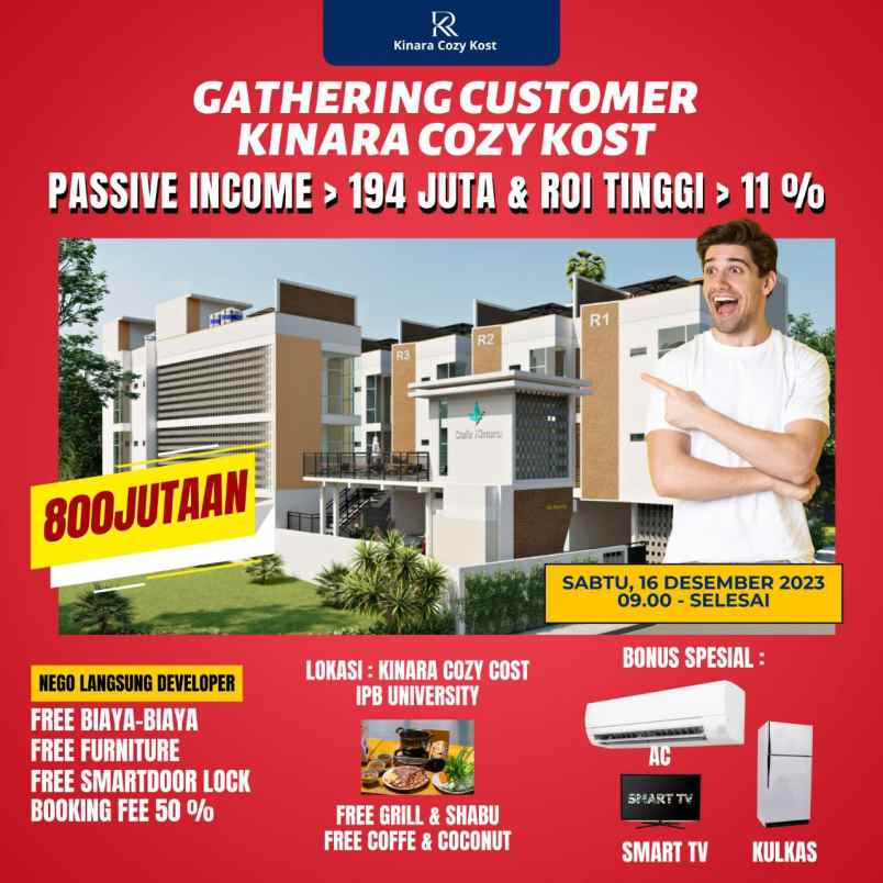 investasi rumah kost dekat ipb bogor