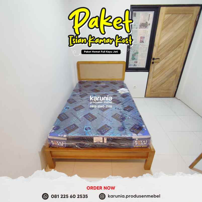 jasa isi furniture kamar kost jogja lengkap dan murah