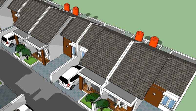 jual murah rumah 1 lantai di bambu apus jakarta timur