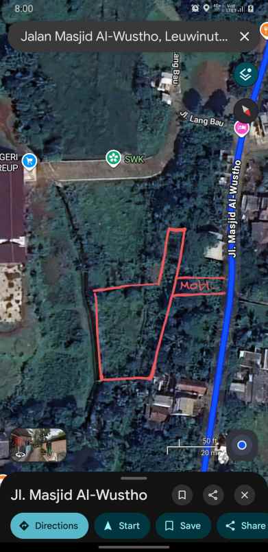 jual tanah atau kebun murah