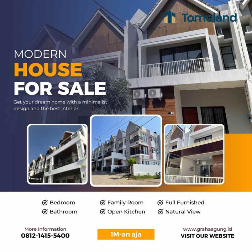 kost 8 kamar aset menguntungkan dekat ub malang 1m