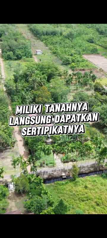 miliki tanah bersertipikat ukuran luas 10x26m