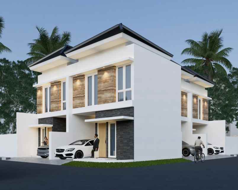 new gress rumah 2 lantai darmo permai surabaya barat